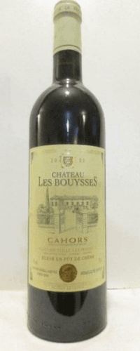 2000 - cahors - château les bouysses fût de chêne