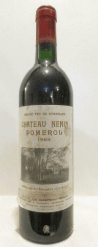 1988 - pomerol - château nenin