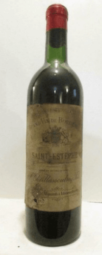 1957 - saint-estèphe - theillassoubre et fils (étiquette sale)