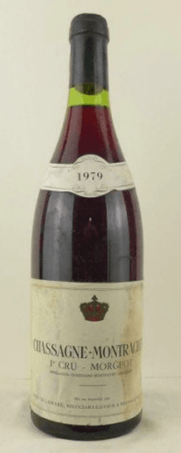 1979 - chassagne-montrachet - fred de lamare premier cru morgeot (étiquette tâchée)