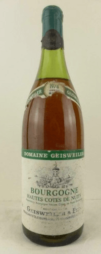 1978 - hautes côtes de nuits - geisweiler et fils