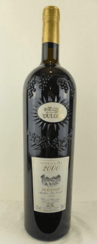 1996 - médoc - dulong cuvée de l'an 2000 magnum 150 cl