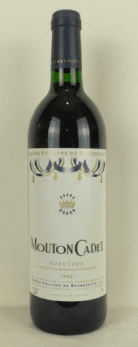 1992 - bordeaux - mouton cadet baron philippe de rothschild