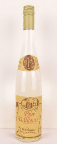 années 80 - eau de vie - lehmann poire william 45° grande réserve (non millésimé années 1980 à 1990) 70 cl - alcool - alsace