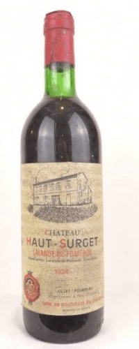 1974 - lalande de pomerol - château haut-surget