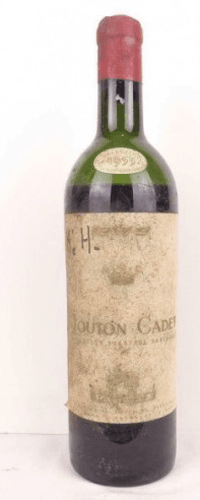 1955 - bordeaux - mouton cadet (niveau bas)
