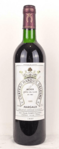 1995 - margaux - château marquis d'alesme grand cru classé