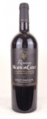 2007 - saint-émilion - mouton cadet réserve baron philippe de rothschild (1 bouteille 75 cl)