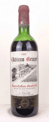 1982 - saint-émilion - château gravet grand cru
