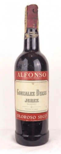 années 60 - jerez - gonzalez byass alfonso olorose seco (non millésimé années 1960 à  1970)