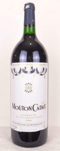 1996 - bordeaux - mouton cadet  magnum 150 cl
