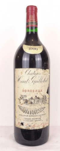 1990 - bordeaux - château haut guillebot  magnum 150 cl