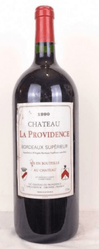 1990 - bordeaux supérieur - château la providence  magnum 150 cl