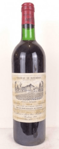 1975 - haut-médoc - château le bourdieu cru bourgeois (b2)