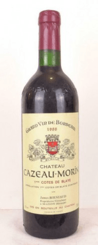 1988 - blaye - château cazeau-morin