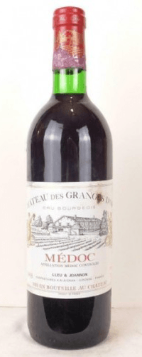 1988 - médoc - château des granges d'or cru bourgeois (bas de capsule oxydé)