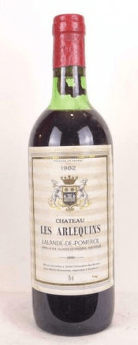 1982 - lalande de pomerol - château les arlequins