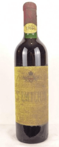 1966 - saint-émilion - combastet (étiquette sale)