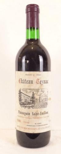 1986 - puisseguin saint-émilion - château teynac