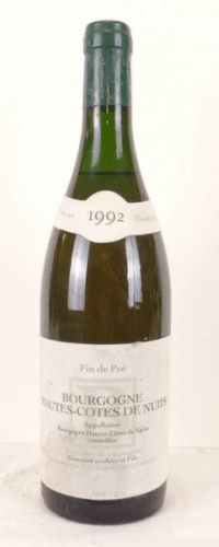 1992 - hautes côtes de nuits - domaine barbier et fils fin de pré