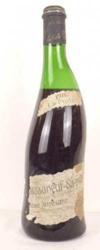 1971 - châteauneuf du pape - père anselme la fiole