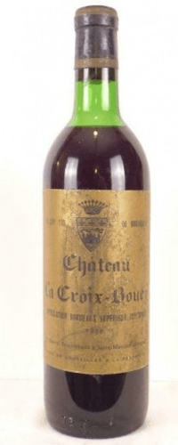 1969 - bordeaux supérieur - château la croix-bouey