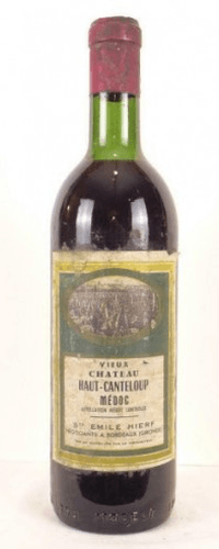 années 50 - médoc - vieux château haut-canteloup (non millésimé années 1950 à 1960)