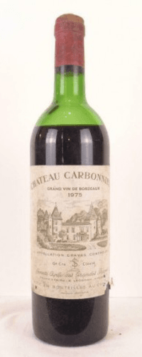 1975 - pessac-léognan - château carbonnieux grand cru classé (niveau bas)