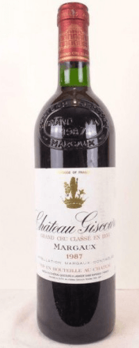 1987 - margaux - château giscours grand cru classé