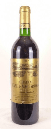 1987 - margaux - château cantenac brown grand cru classé