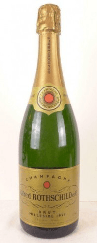 1998 - champagne - alfred rothschild brut - pétillant - champagne