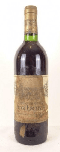 1978 - cahors - château du cayrou (étiquette tâchée)