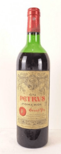 1974 - pomerol - petrus (capsule corrodée)