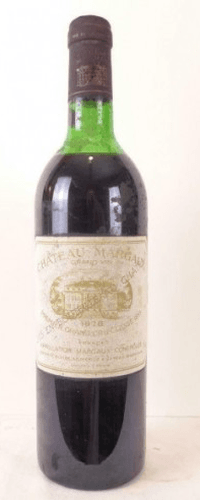 1978 - margaux - château margaux grand cru classé