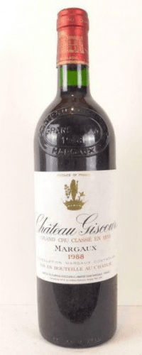 1988 - margaux - château giscours grand cru classé (b3)