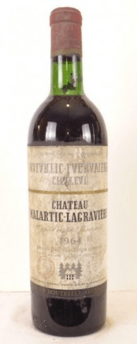 1964 - pessac-léognan - château malartic-lagravière grand cru classé (étiquette sale)