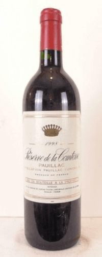 1998 - pauillac - réserve de la comtesse