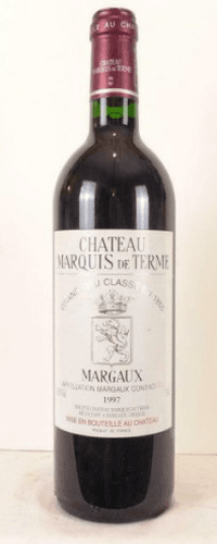 1997 - margaux - château marquis de terme grand cru classé