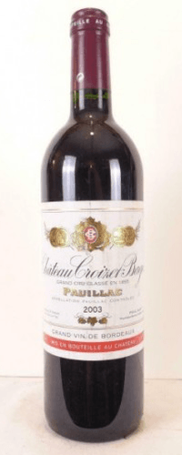 2003 - pauillac - château croizet-bages grand cru classé