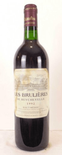1992 - haut-médoc - les brulières de beychevelle