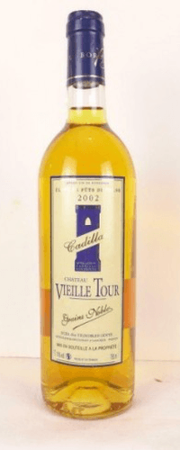 2002 - cadillac - château vieille tour grains nobles fût de chêne