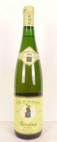 1992 - riesling - cave coopérative westhalten-soultzmatt réserve
