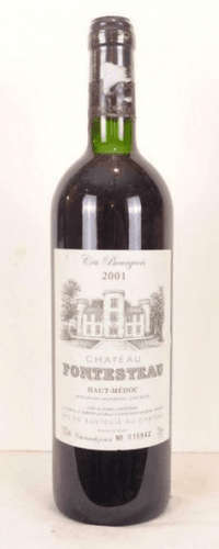 2001 - haut-médoc - château fontesteau cru bourgeois