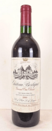 1990 - saint-émilion - château berliquet grand cru classé