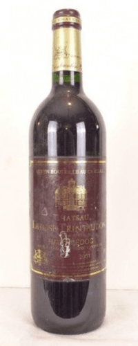 2001 - haut-médoc - château laroze-trintaudon cru bourgeois (étiquette abîmée)