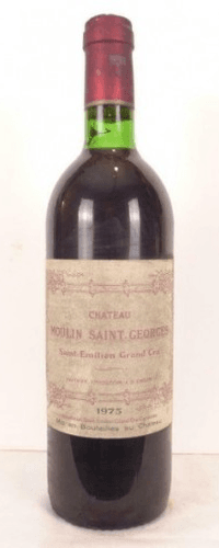 1975 - saint-émilion - château moulin saint-georges grand cru