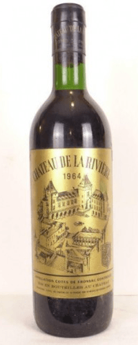 1964 - fronsac - château de la rivière
