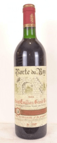 1988 - saint-émilion - porte du roy grand cru (étiquette abîmée)