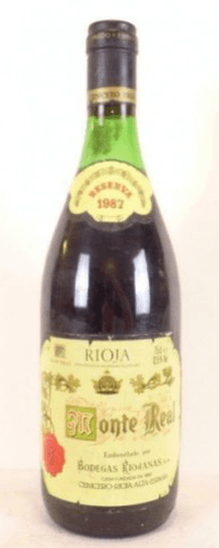 1987 - rioja reserva - monte real