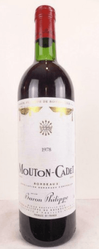 1978 - bordeaux - mouton-cadet baron philippe de rothschild